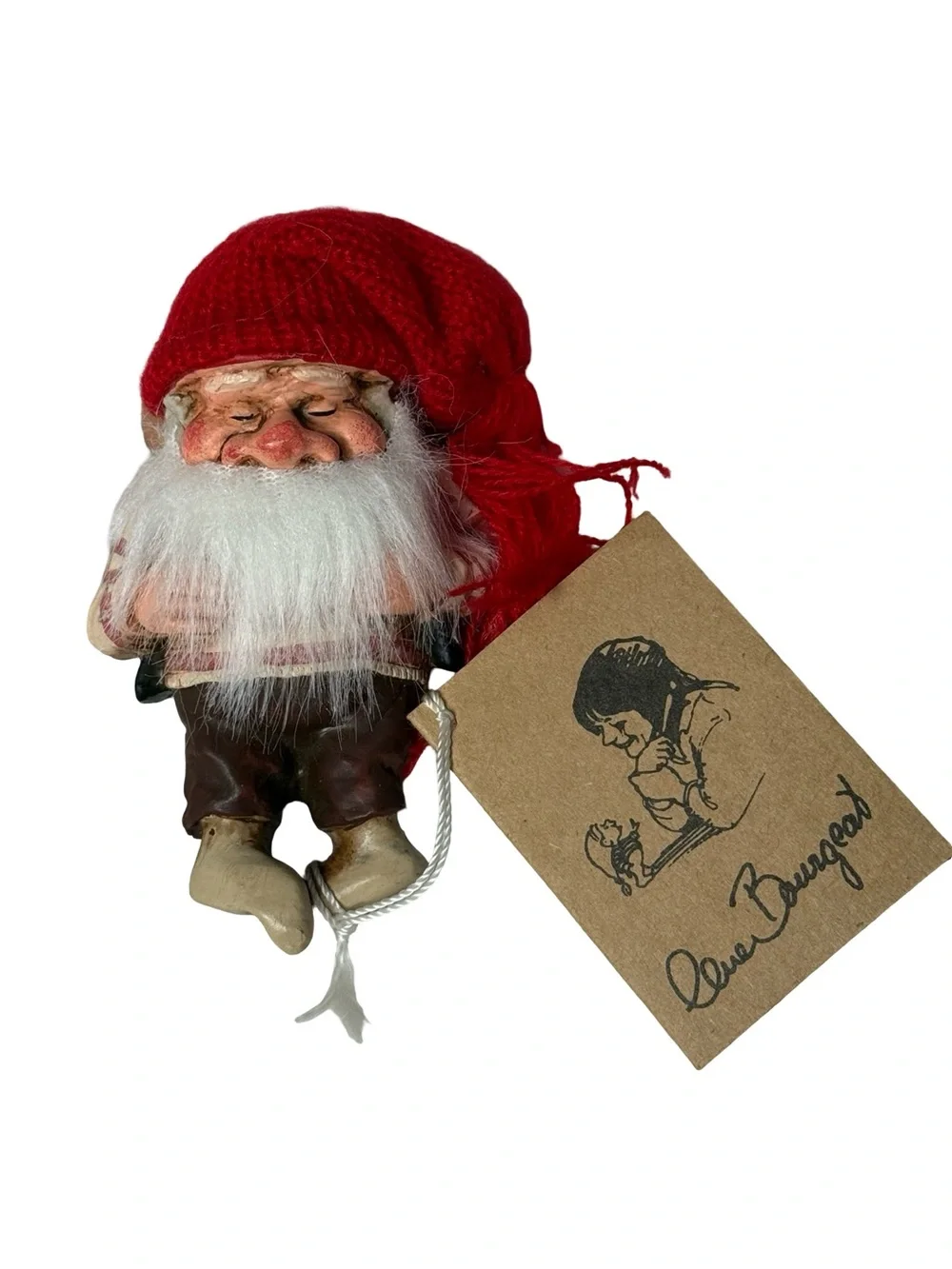 VTG Gnome Troll Paul Bonner Bebe Norway NWT Scandinavian Figure Ornament Gift